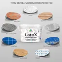 Краска для окон и дверей Malare Latex антисептическая быстросохнущая без запаха матовая цвет пурпурная роза 10 кг