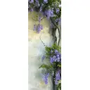 Фотообои Divino Decor Цветы на стене C-292 100x270 см