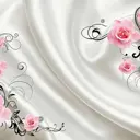 Фотообои Divino Decor Шелк и розы L-062 400x270 см