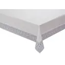 Готовая скатерть "Meiwa" FPlus-DAMASK AZ WH прямоугольная 152x320 см, белая