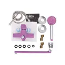 Смеситель для ванны Ekko E22302 однорычажный с душевой лейкой цвет фиолетовый