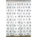 Штора для ванных комнат Ridder Snail серый/серебряный 180x200