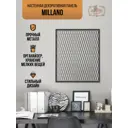 Металлическая панель Millano 42.5x50.5x1 см MP425/505RAL9005 цвет черный