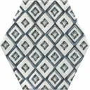 Декор Kerama Marazzi Макарена MP000018256 20x23.10см глянцевый белый