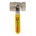 Кран шаровый для газа СТМ Газ 1-1/2" гайка-гайка рычаг