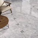 Керамический гранит Kerama Marazzi Парнас серый светлый обрезной 40x80см, цена за упаковку