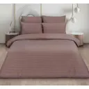 Постельное белье Home Mercury Страйп моккачино 2 СП Поплин 2 наволочки 70x70
