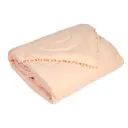 Одеяло Sn textile плед Bubble Gum с помпонами 220x205 пудра