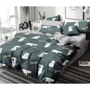 Простыня Home Mercury Собачий рай 19045, 220x240 см, поплин, без резинки