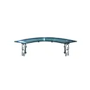 Козырек над входной дверью ArtCore YS101 115x80x37см черный