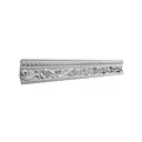 Потолочный плинтус Glanzepol GP-29 Silver2000x53x96мм подходит для натяжного потолка