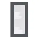 Фасад универсальный для кухонного шкафа Слорос Сиэтл SL.201102.033 29.60x71.30x1.80 см МДФ цвет темно-серый/синий