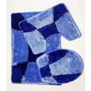 Коврик для ванной комнаты Zalel LCS_blue 80x50см цвет синий