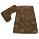 Коврик для ванной комнаты Zalel ZalelB5590_dbrown 90x55см цвет коричневый