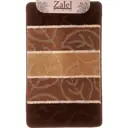 Коврик для ванной комнаты Zalel Zalels60100_brown 100x60см цвет коричневый