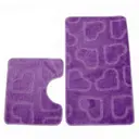 Коврик для ванной комнаты Zalel ZalelB60100_lilac 100x60см цвет фиолетовый