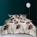 Комплект постельного белья Home Mercury Лилии 20334, полутораспальный, поплин, разноцветный