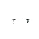 Козырек ArtCore YS104B 115x80x37см черный