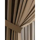 Комплект штор на шторной ленте блэкаут Helga Лендрис 150x260 см цвет коричневый