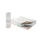 Матрас Corretto Capri Roll 130x200 см, независимый пружинный блок, двуспальный, ортопедический, кокосовый