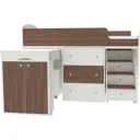 Кровать Кариви КИВи 184x113x84 см ЛДСП цвет бодего темный 00004-33-03-00