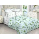 Комплект постельного белья Home Mercury Папоротник 7 компаньон 21195, семейный, поплин, разноцветный
