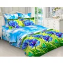 Комплект постельного белья Home Mercury Васильки 21232, полутораспальный, бязь, разноцветный
