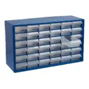 Органайзер для хранения 13.5x32x13.5 см, пластик, цвет синий