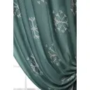 Штора на шторной ленте Helga Айола-К 300x260 см цвет синий
