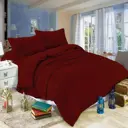 Простыня Home Mercury Бургунди 21431, 180x220 см, поплин, без резинки