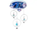 Светильник потолочный Мелодия Света 0476B-500-65W_(1) CH1L 4 лампы 10 м² цвет белый