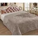 Покрывало Marianna 8673, 200x220 см, полиэстер, цвет коричневый