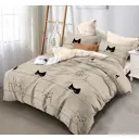 Комплект постельного белья Home Mercury Кошачьи эмоции 22596, евро, поплин, разноцветный