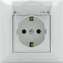 Розетка встраиваемая Vesta-electric Roma FRZ00010103BEL с заземлением цвет белый