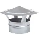 Зонт крышный Шамрай для круглых воздуховодов D400 мм оцинкованная сталь