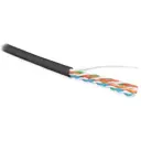 Кабель витая пара Hyperline UUTP4-C5E-S24-OUT-LSZH-BK-500 500 м неэкранированный U/UTP