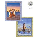 Комплект полотенец Touch "Питерские коты" на хангере 2 шт для кухни, 48x60 см