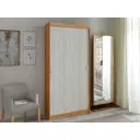 Шкаф-купе Стендмебель 210x100x41.6 см 6 полок ЛДСП цвет дуб золотой