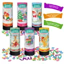 Хлопушка пружинная Partymania Merry Christmas с предсказанием 11 см