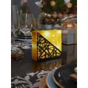 Салфетница Metallium S-P-05 12x5x12 сталь цвет черный матовый