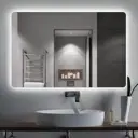 Зеркало для ванной Auramira en60802am с подсветкой 80x60см