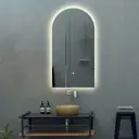 Зеркало для ванной Auramira me80403am с подсветкой 40x80см