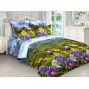 Комплект постельного белья Home Mercury Альпийские луга 23909, полутораспальный, бязь, разноцветный