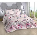 Пододеяльник Home Mercury Влюбленные зайцы 24010, 220x240 см, поплин, цвет розовый