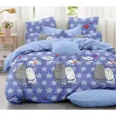 Простыня Home Mercury Кошачья любовь основа 24277, 220x240 см, поплин, на резинке