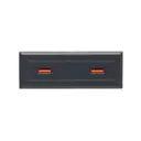 Розетка выдвижная встраиваемая Navako Stripe 12021 горизонтальная 2 USB цвет антрацит
