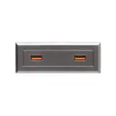 Розетка выдвижная встраиваемая Navako Stripe 12022 горизонтальная 2 USB цвет серый