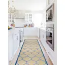 Ковер полипропилен Mafy 291 white Siesta 80x300 см