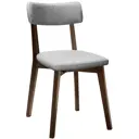 Кухонный стул R-Home Эрик 46.5x81x57 см рогожка цвет серый/орех