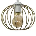 Абажур металлический Мультисвет 508-13 fgd 508-13 fgd E27 цвет золотой Ø 4.2 см